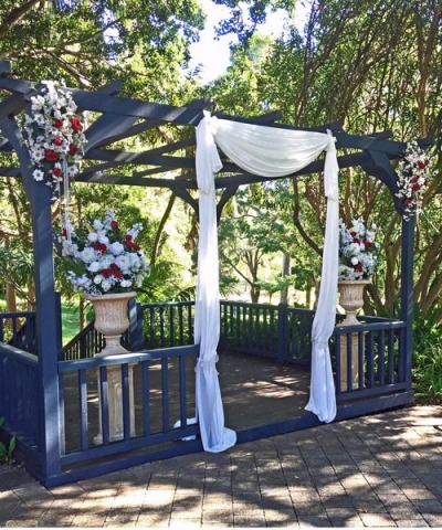 Draping suitable for gazebos or archways P.O.A.