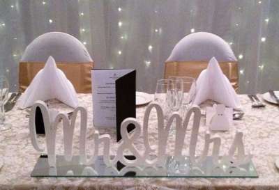 Mr & Mrs Sign $27.50 each