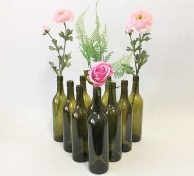 Assorted glass vases P.O.A.