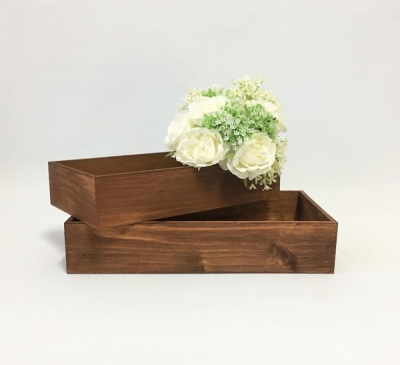 Rectangle wooden boxes $7.70 each