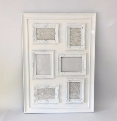 White multi frame 56cm x 77cm $25.00 each