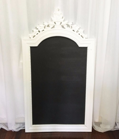 Large white frame blackboard 80cm x 1.45m $33.00 each