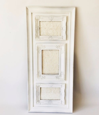 Long white multi window frame 31cm x 70cm (2 available) $22.00 each