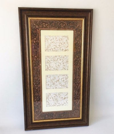 Copper metallic multi window frame 41cm x 71cm (2 available) $22.00 each