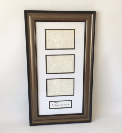 Long silver multi window frame 34cm x 59cm $22.00 each