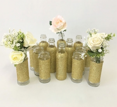 Assorted gold vases P.O.A.