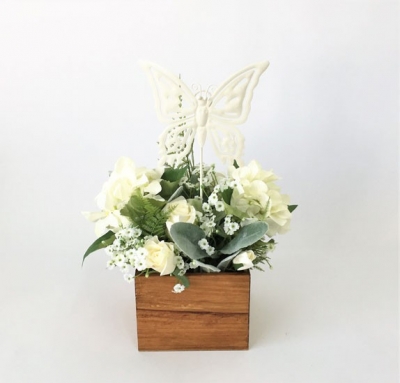 Butterfly number holder (box and flowers not included) $2.50