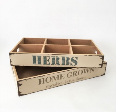 Wooden boxes