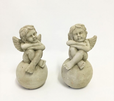 Small stone cherubs 25cm $11.00 each