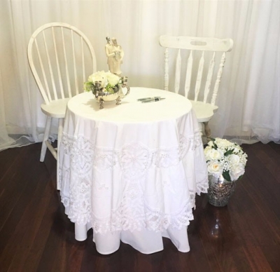 Rustic Vintage Signing Table Ensemble $99.00