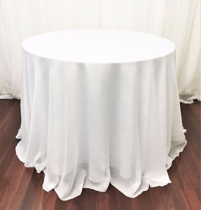 Soft white table cloth (2m x 2m) $13.20 each