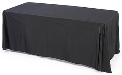 Black rectangle table cloth - various sizes