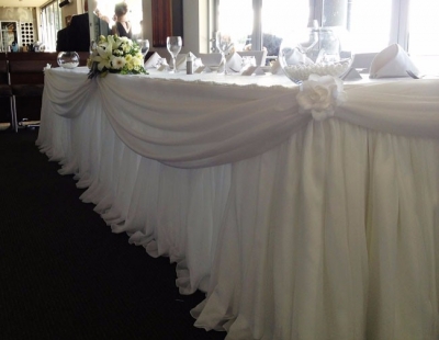 Premium table skirting