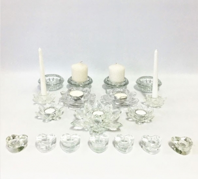 Assorted tea light holders