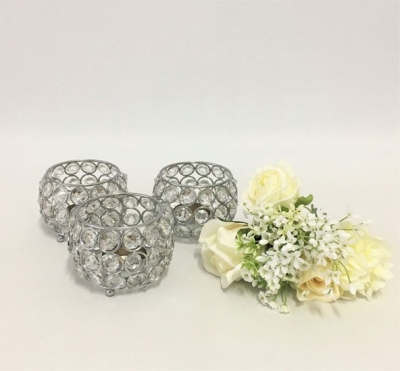 Wire & crystal votive candle holder $3.30 each including tea light