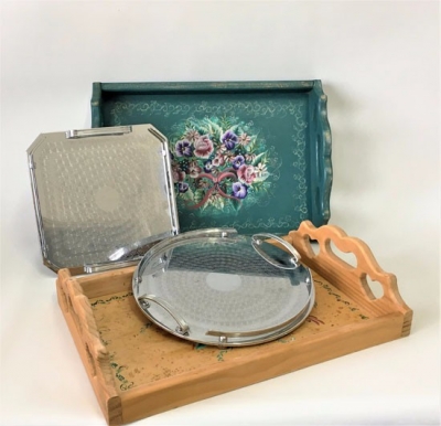 Various serving trays Prices from $11.00