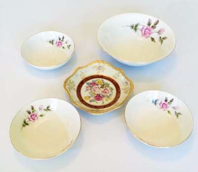 Vintage china serving plates $5.00 each