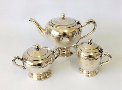 Vintage silver tea set $38.40 set