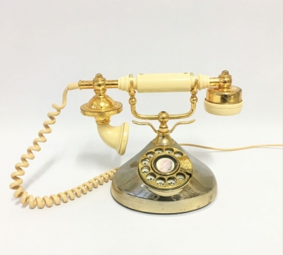 Gold vintage style phone $16.50 each