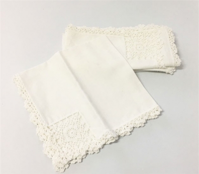 Assorted vintage lace napkins from $2.00 each