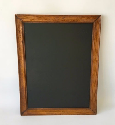 Jarrah frame blackboard 41cm x 52cm $15.00each