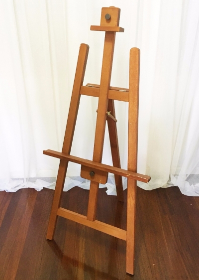 small wooden easel $33.00 each